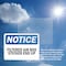 Signmission Filtered Air Box Sticker End Up, 18 in W x Rectangle, Plastic OS-2PACK-NS-P-1218-L-12503 - alternate 3